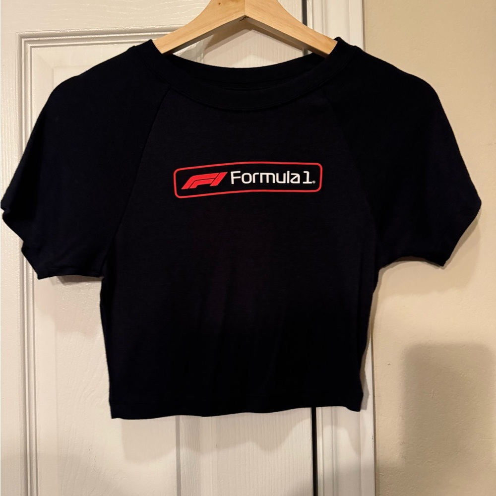 PacSun Black Formula 1 Crop Top